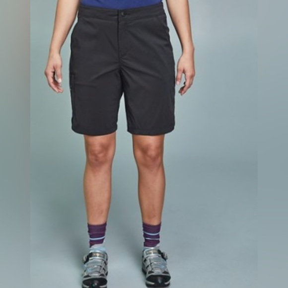 REI Co-op Link Double Bike Shorts In black Size XL - Women's NWT - Picture 1 of 12